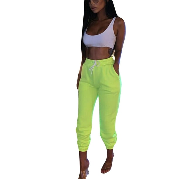 la12st women's juniors soft jogger pants drawstring pockets