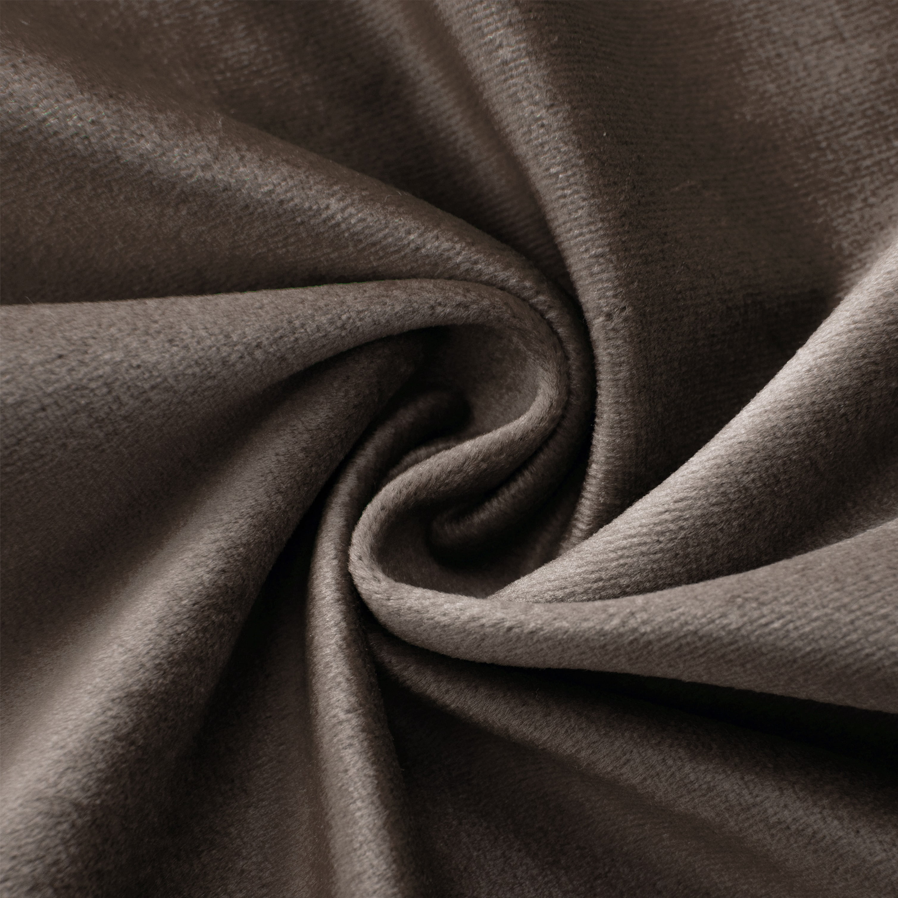 SMILETIME Brown Velvet Curtains with Rod Pocket Thermal Insulated Soft Privacy Room Darkening Velvet Drapes for Bedroom and Living Room, Set of 2 Panels, 52 x 108 Inches Long