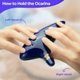 thumbnail image 2 of Zelda Ocarina 12 Hole Alto C with Song Book (Songs From the Legend of Zelda), 2 of 9