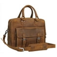 thumbnail image 1 of Vagarant Traveler 16" Full Grain Leather Cowhide Travel Tote LB07.VB, 1 of 3