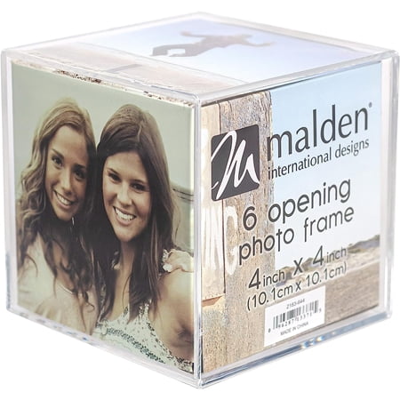 International Photo Cube, 6 Option, 6-4x4, Clear