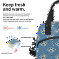 thumbnail image 6 of Herdesigns Paw Insulated Lunch Bag for Women Men Adults Large Reusable Lunch Box Dog Paw Leakproof Cooler Tote Bags with Adjustable Shoulder Strap, 6 of 7