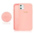thumbnail image 1 of Funda de letras mayúsculas con nombre personalizado para iPhone 14 13 Pro Max 12 11 SE 2020 Funda de silicona líquida para parejas 8 Plus X XR 7 Coque Tan Jianjun unisex, 1 of 2