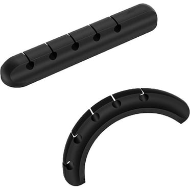 Black New Silicone Cable Organizer USB Cable Winder Flexible Cable Management Cable Clips Earpho Holder Headphone Y3i3 for Mouse
