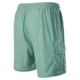 thumbnail image 5 of HCNTES Men's Walkshorts Classic Elastic Waist Shorts with Drawstring(Green,XL), 5 of 6