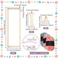 2 Sets Wood Bookmark Knitting Loom Bookmark Knitting Supplies with 3 ...