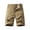 Yellow, variant on WEIee Cargo Shorts Men Work Shorts for Men Construction Pockets Zipper Button Shorts Solid Color Casual Comfy Loose Fit Climb Mountains Workwear Pants Army Green L