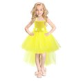 thumbnail image 2 of Kogui Girls Dresses Graduation Toddler Baby Girl Dress Summer Ruffle Kids Casual Beach Party Dresses 4T 6T (Yellow,4-6 Years), 2 of 6