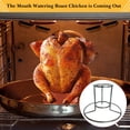 thumbnail image 7 of sunsanly Beer Can Chicken Holder Stand Stainless Steel Roast Chicken Rack Iron Beer Butt Chicken Stand Stable Safe Roaster Rack for Grill Oven, 7 of 7