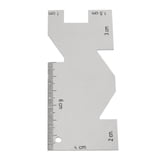 Sewing Ruler Metal Sewing Ruler, Metal Sewing Ruler, Durable Hemming Measuring For ...