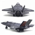 thumbnail image 3 of Cheers.US Fighter Aircraft Model,Pullback Mechanism,Die Cast Metal Jet Plane Fighter Toys for Boys, Air Force Military Cake Decorations, Pull Back Airplane for Children, 3 of 12