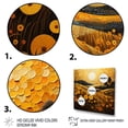 thumbnail image 3 of Designart "Farm Golden Harvest Painting II" Farm Floater Framed Canvas Wall Art, 3 of 7