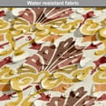 thumbnail image 5 of Damask Dog Crate Cover, Classic Vintage Victorian Rococo Pattern in Earth Funky Tones Print, Easy to Use Pet Kennel Cover Small Dogs Puppies Kittens, 7 Sizes, Off White and Multicolor, by Ambesonne, 5 of 6