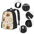 thumbnail image 4 of XMXT Travel Laptop Backpack for School Work, Boho Dreamcatcher Watercolor Large Capacity Bookbag Travel Bag Backpacks for Women Men, 4 of 9