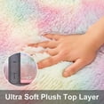 thumbnail image 5 of Cshidworld Area Rugs for Living Room Bedroom, 5x8 Ultra Soft Comfy Fluffy Thickened Memory-Foam Indoor Carpets, Modern Minimalist Carpet for Teen Adults Apartment Bedroom Home Decor, Rainbow, 5 of 7