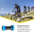 thumbnail image 5 of Bottom Bracket BB Replacement Modified Component Exquisite Frame Modified Outdoor Cycling Fitting Pressing Type Threaded Bike Axis Bicycle Components Blue, 5 of 5