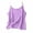 Purple, variant on White Tank Top Woman Women Tank Top Women's Solid Color Camisole Linen Blue M