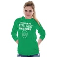 thumbnail image 4 of Funny Alien UFO Believers Sarcastic Long Sleeve TShirt Men Women Brisco Brands S, 4 of 6