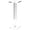 Clear, variant on Plymor Clear Acrylic Square Barbell Pedestal Display Riser, 12.5" H x 4" W x 4" D (1/4" thick)