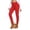 Red, variant on Women's Casual Solid Color High Waist German Velvet Warm Tight Yoga Leggings