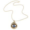 thumbnail image 2 of 2 grandes collares de ojos con personalidad de hip-hop europeo y americano, 2 of 5