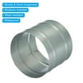 thumbnail image 4 of Conector de conducto, Acoplamiento de conducto metálico Acoplador de ventilación Acoplamiento de tubo de secadora Extensión de conector, 4", 4 of 5