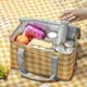 thumbnail image 1 of Bolsa Aislante Bolsas de Cesta de Picnic Bolsa de Playa Bolsa Refrigeradora Plegable Reutilizable con Tapa con Cremallera para Picnic Cálido o Frío Amarillo, 1 of 5