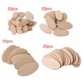 thumbnail image 2 of WINDLAND 10/20/30pcs Oval Wooden Slices Chips Unfinished Cutout Name Tags DIY Scrapbooking Arts Crafts Projects, 2 of 15
