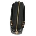 thumbnail image 4 of Bolso bandolera pequeño FashionPuzzle con triple cremallera negro Talla unica, 4 of 5