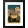 thumbnail image 2 of Maxfield Parrish 18x24 Black Modern Framed Museum Art Print Titled - The Little Peach (1902), 2 of 5