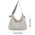 thumbnail image 3 of Bolso de hombro de terciopelo de mujer – Bolso ligero de gran capacidad para el trabajo, viajes y uso diario, 3 of 8