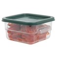 thumbnail image 5 of HUBERT® Food Storage Container 2 Qt Clear Plastic Storage Container - 7" L x 7" W x 31/2" D, 5 of 7