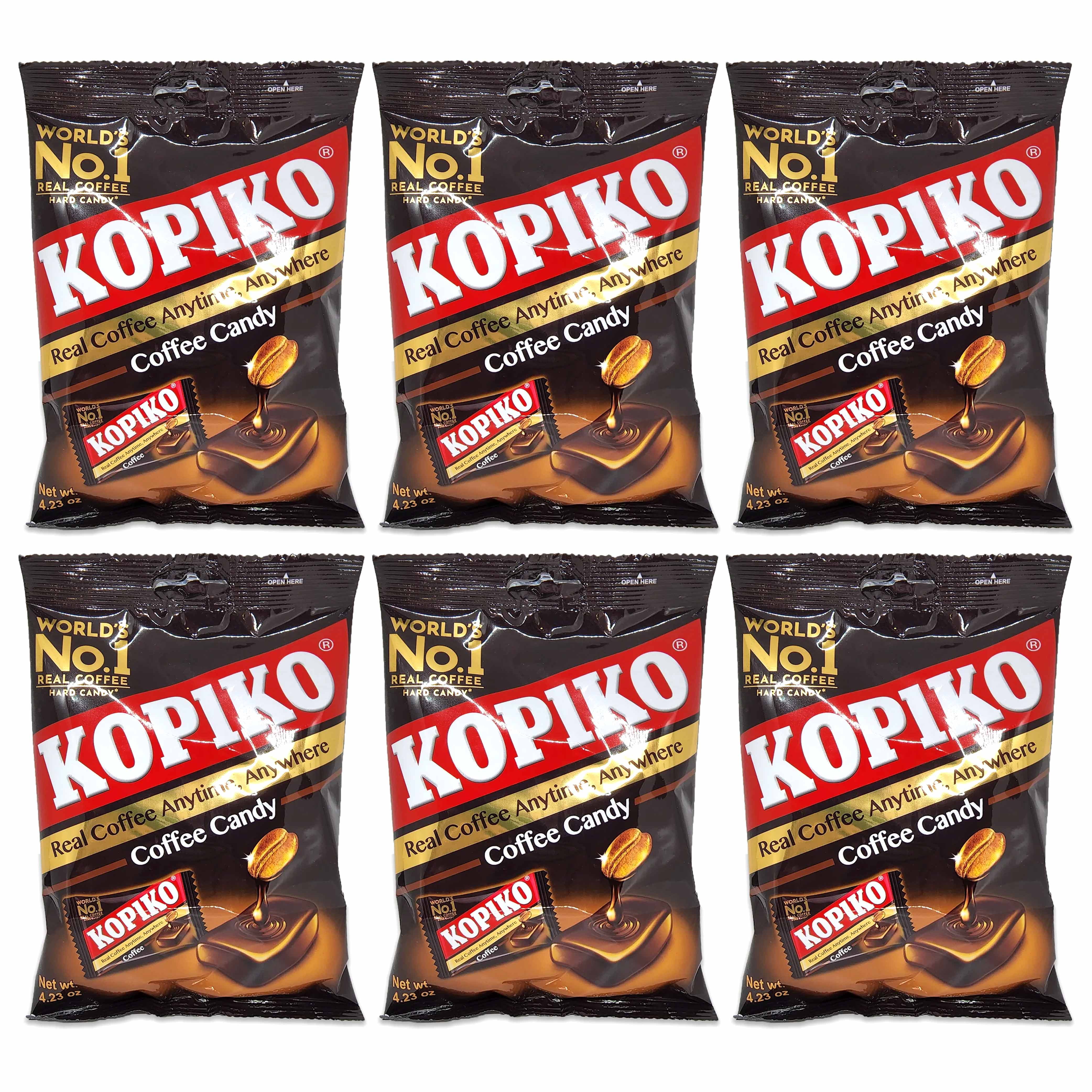 6 Bags Kopiko Real Coffee Candy Java Flavor Hard Candies Premium Rich Gourmet