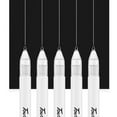 thumbnail image 4 of 3X 150mm White Gel Ink Marker Pen Drawing Art Fine Tip Sketching Painting Tool, 4 of 8