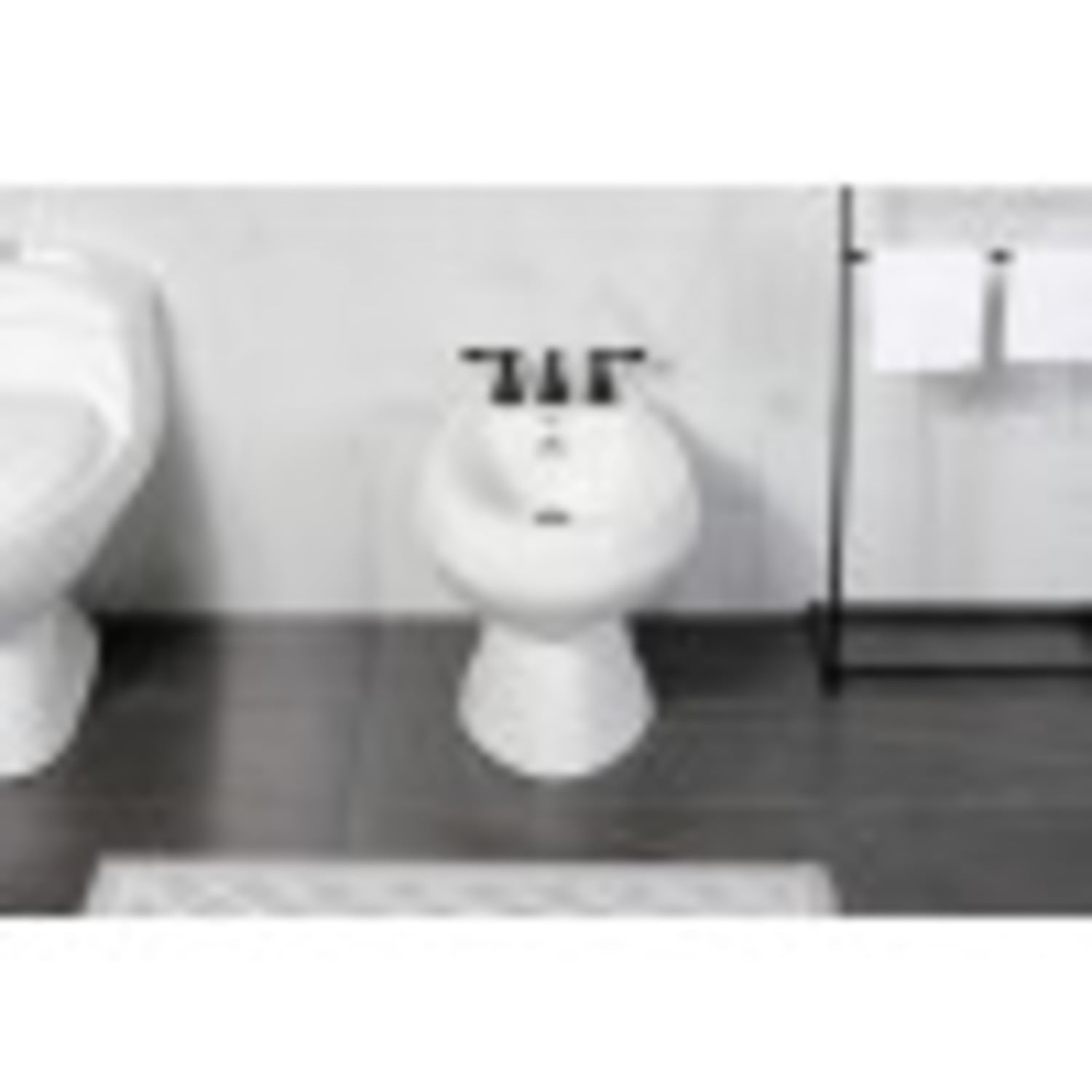 Kingston Brass KB320ACL American Classic Three-Handle Bidet Faucet, Matte Black
