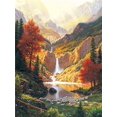 thumbnail image 1 of 30x40 Cm 5d Peinture Diamant Diy Complet,point De Vue De La Mer Broderie De Forage Diy Diamond Strass Toile Point De Croix Painting Par Numro Pou, 1 of 5