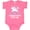 Hot Pink, variant on Inktastic Mommom and Poppop Love Me Unicorn Girls Baby Bodysuit