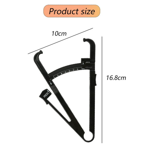 Body Fat Caliper and Measuring Tape for Body - Skinfold Calipers and Body Fat Tape Measure Tool for Accurately Measuring BMI Skin Fold Fitness and Weight-Loss