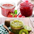 thumbnail image 4 of 4 oz Clear Glass Jars with Lids (Golden), Betrome 100ml Wide Mouth Mason Jars Round Canning Jars Small Spice Jars for Herb,Jelly,Jams Clear Containers for Kitchen Storage,40 Pack with Labels &1 Pen, 4 of 7