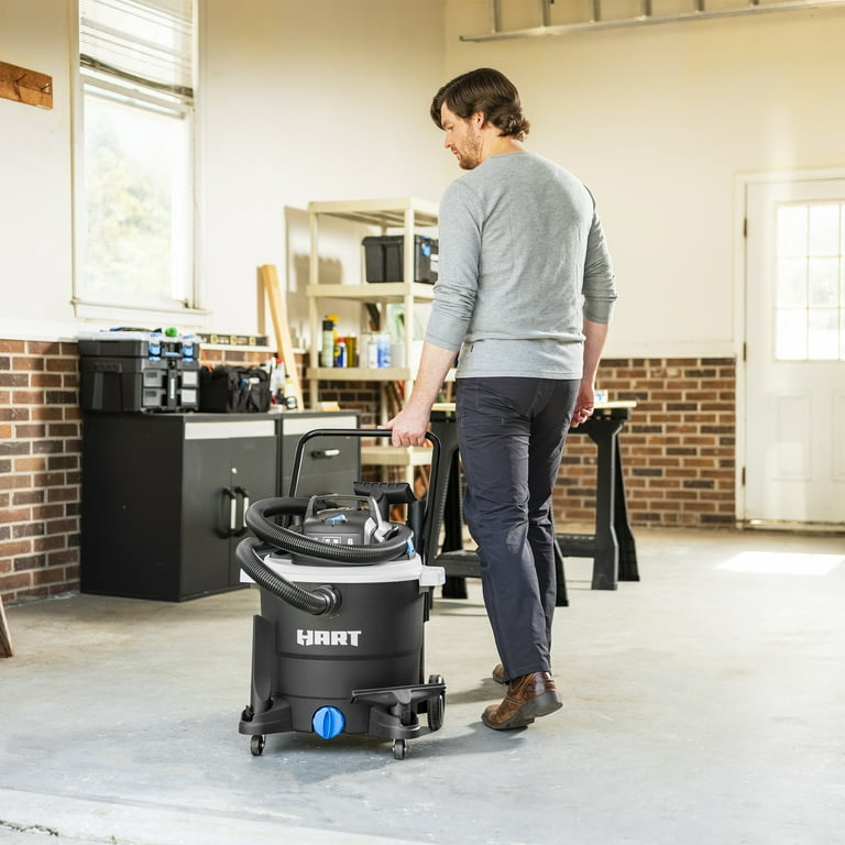 HART 12 Gallon 6 Peak HP Wet/Dry Vacuum, VOC1212PW 3701 - Walmart.com