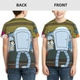 thumbnail image 3 of Futurama Teen T-Shirt Crewneck Short Sleeve Double-Sided Print Summer Tee Shirts Top For Youth Boys Girls Children X-Small, 3 of 7