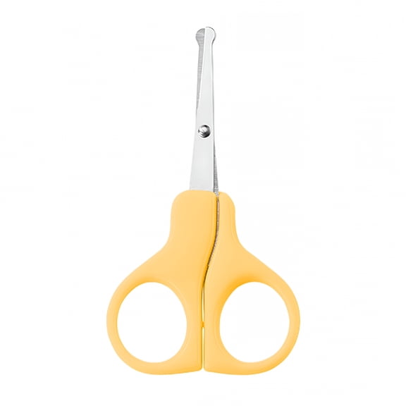 FACEGA Baby Safety Nail Scissors, Stainless Steel Fingernail Clippers with Rounded Tip for Newborns