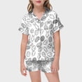 thumbnail image 2 of MIASHUI Ensemble de Pyjama Peint à la Main pour Enfant de Pâques DIY pour Garçon et Fille, Blanc, 2-3 Ans, 2 of 4