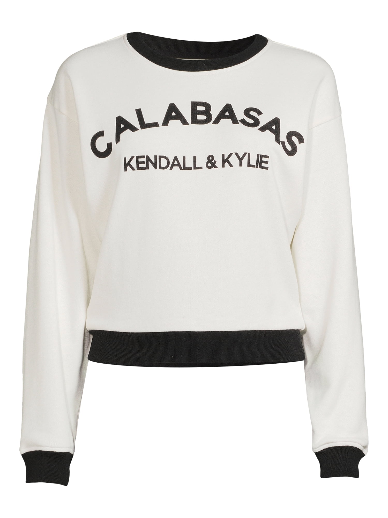 Kendall + Kylie Junior' Ringer Sweatshirt with Crew Neck