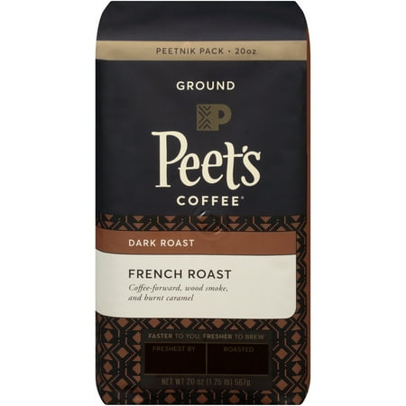 Peet's Coffee French Roast Ground Coffee, 20 oz