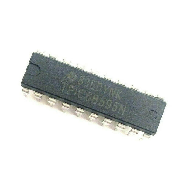 Texas Instruments TPIC6B595N 74HC595 8-bit shift register with 150mA/ch ...