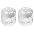 thumbnail image 3 of 2Pcs Bougeoir de Style de Noël Simple Conception Unique Robuste Stable Support de Bougie Durable pour la Maison de Fête de Mariage, 3 of 14