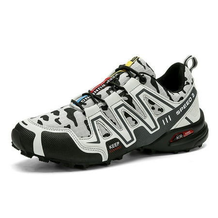 

Men‘s Hiking Shoes Camouflage Lightweight Anti-skid Outdoor Walking Sneakers Trekking Shoes Wading Shoes