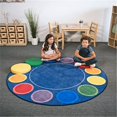 thumbnail image 1 of ECR4Kids ELR-FA1162-27EC Tapis de Siège Rond à Spot, 1 of 1