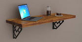 MCC Wall Mounted Desk Bar Table for Small Spaces Kitchen Counter, Laundry Shelf, Computer Workbench for Wall, Dining Tables and Free Spirit Level Gift